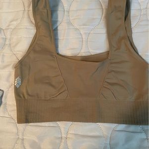 Free people square cut sports bra